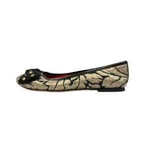 NEW Furla Ballet Grommet Bow Front Flats Size EU 35